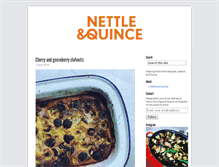 Tablet Screenshot of nettleandquince.com